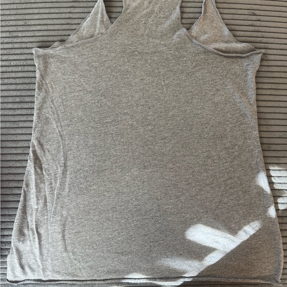 Gray Graphic Tank Top with Snake Design - Picture 2 of 2